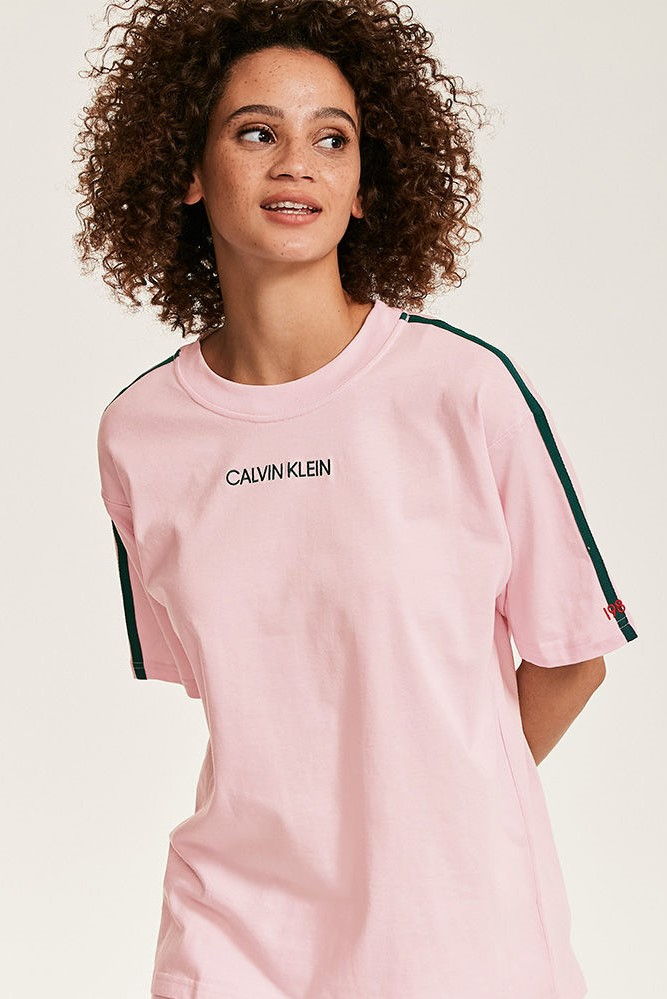 Calvin klein t shirt shop damen rosa